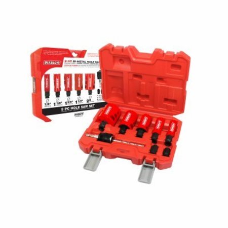 BSC PREFERRED 9PC Hole Saw Kit DHS09SGP